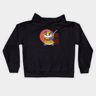 Panda Bär Samurai Krieger Kids Hoodie